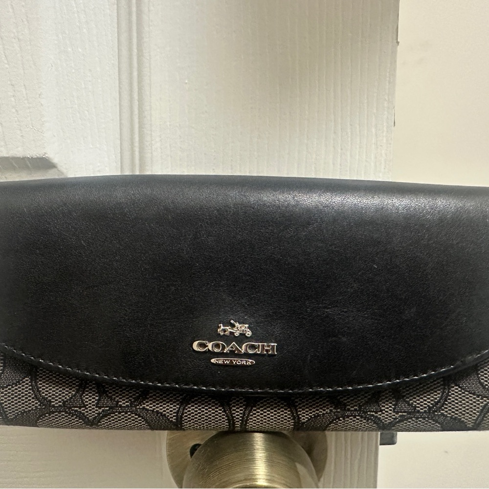 Coach Black and Grey Wallet